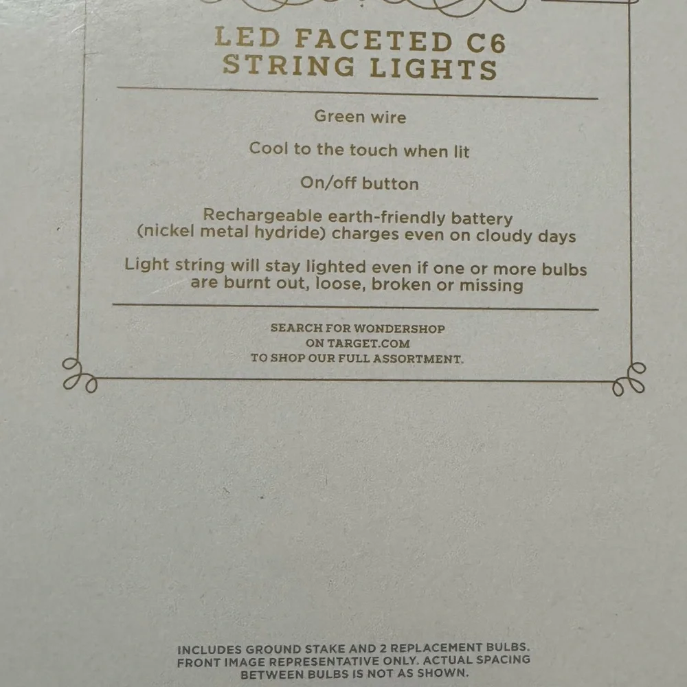 Bundle Deal 2 boxes for $19! Multicolor or White LED Faceted C6 String Lights